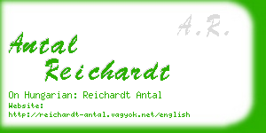 antal reichardt business card